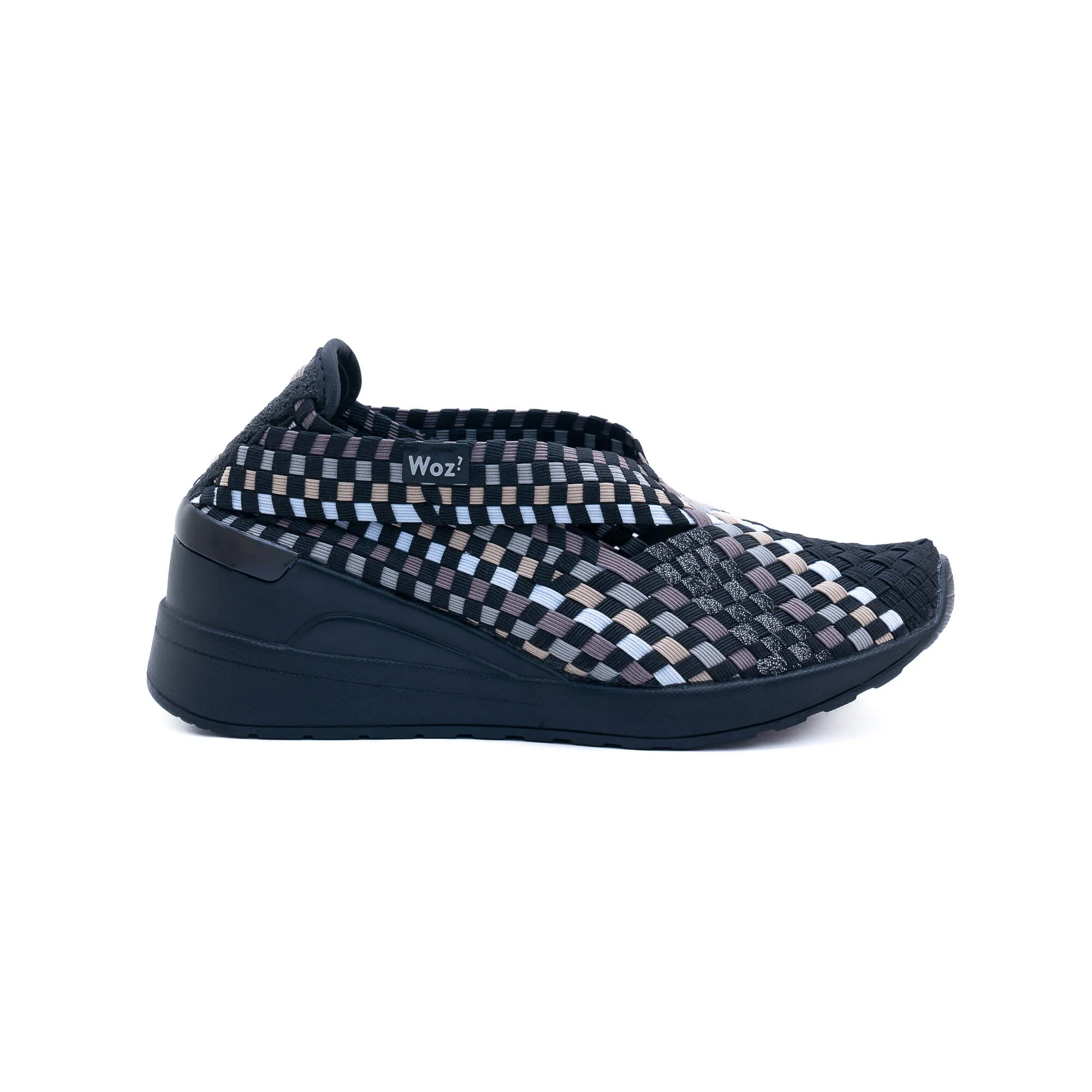 Tolone Black & Beige Sneakers