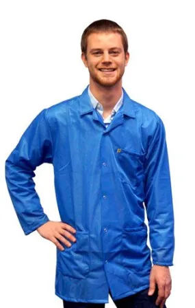 Transforming Technologies 9010 9010 Series Unisex 3/4 Length ESD Jacket with 3 Pockets
