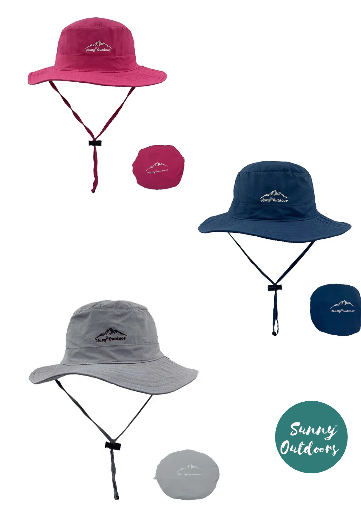 Unisex Quick-Dry Bucket Hat For Hiking, Camping, Fishing