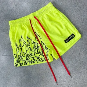 Wenkouban  New Summer Men mesh Gym Bodybuilding Casual  Loose Shorts Joggers outdoors fitness beach Short Pants Male Brand Sweatpant S-4XL